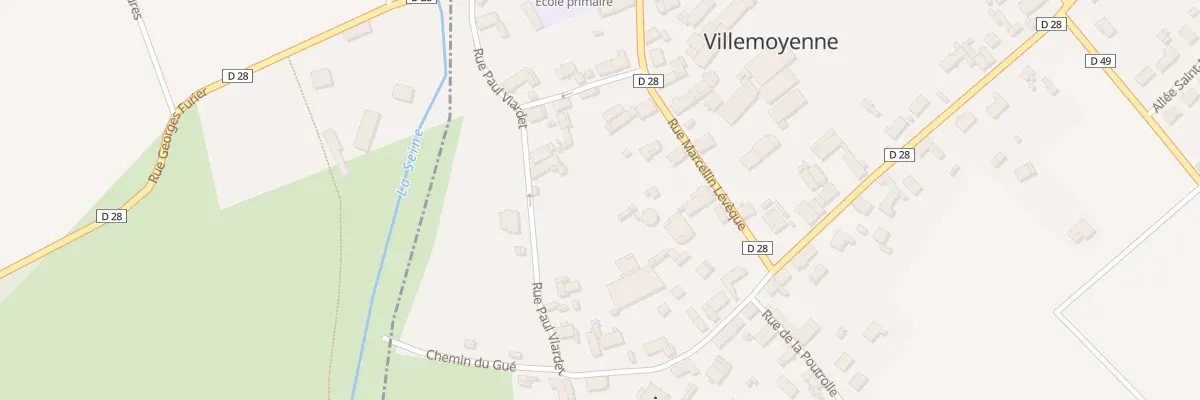 Plan du 5 Rue Marcellin Leveque à Villemoyenne