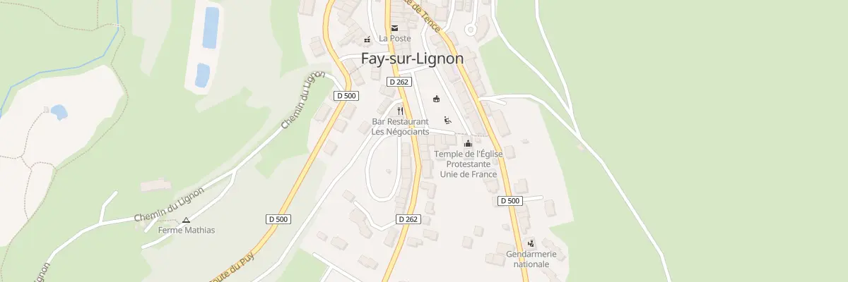Plan du 7 Rte de Senicroze à Fay-sur-Lignon