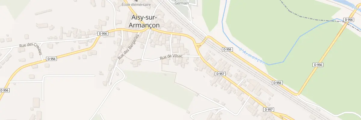 Plan du 4 Rue de Vilsac à Aisy-sur-Armançon