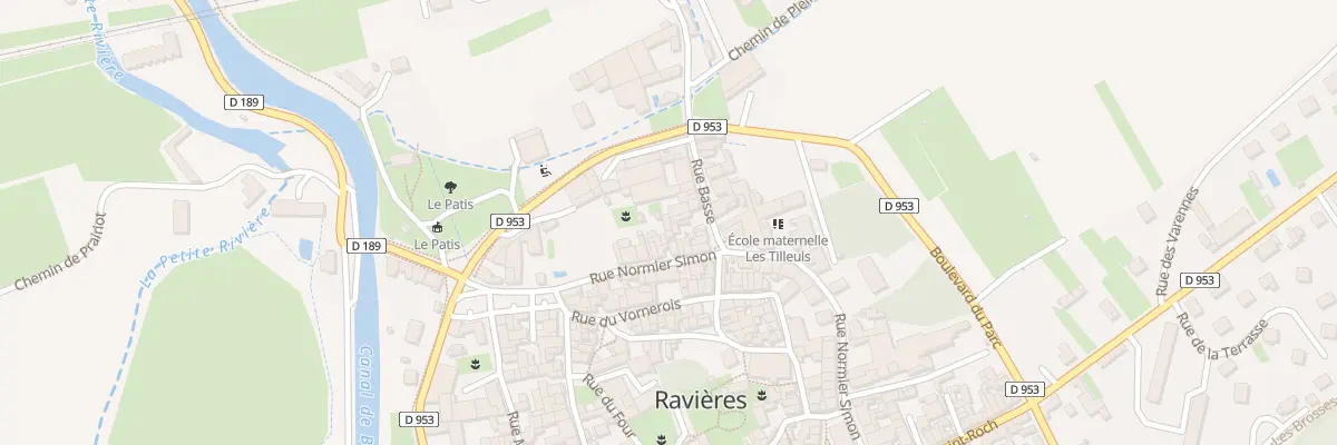 Plan du 50 Rue Normier Simon à Ravières
