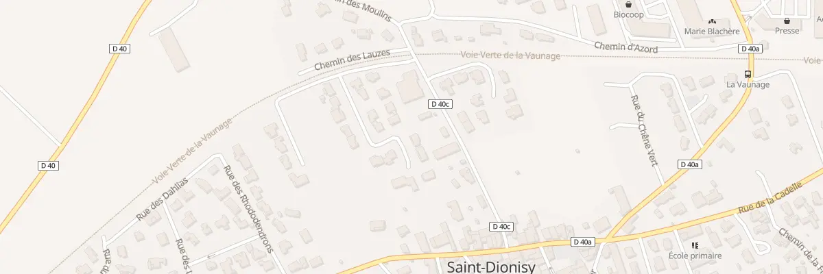 Plan du 6 Rue des Hortensias à Saint-Dionisy