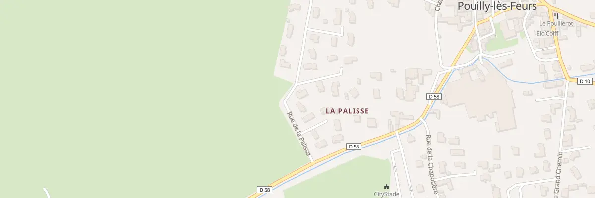 Plan du 10 All du Ruisseau à Pouilly-lès-Feurs