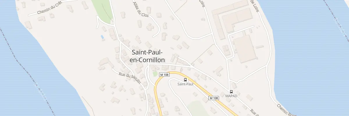 Plan du 5210 Saint Paul à Saint-Paul-en-Cornillon