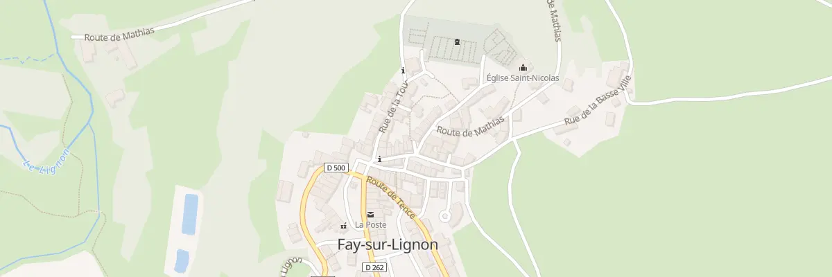 Plan du 15 Rue de l’Église Saint-nicolas à Fay-sur-Lignon