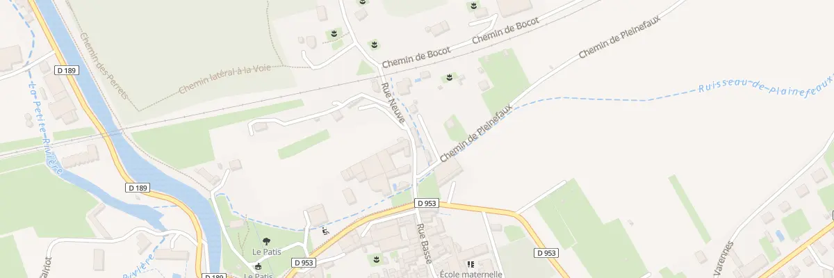 Plan du 4 Rue Neuve à Ravières