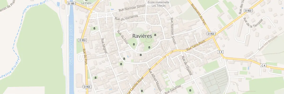 Plan du 14 Rue du Four à Ravières