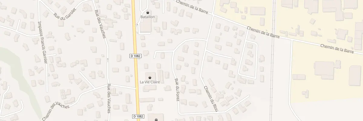 Plan du 5 Rue du Forez à Feurs