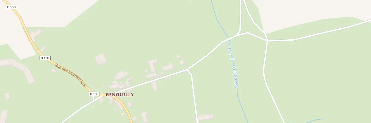 Plan du 15 Rue du Creux Gelin (Genouilly) à Dompierre-en-Morvan
