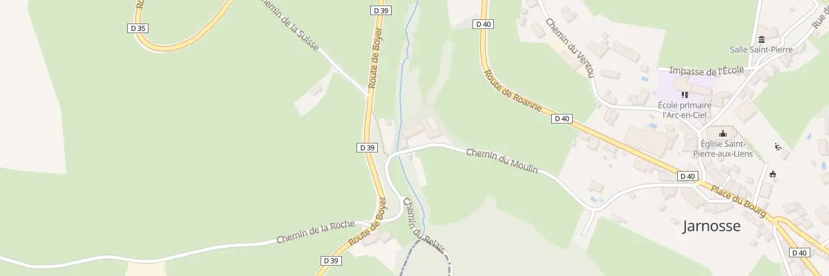 Plan du 344 Che du Moulin à Jarnosse