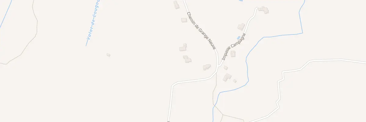 Plan du 668 Che de Grange Neuve à Potelières