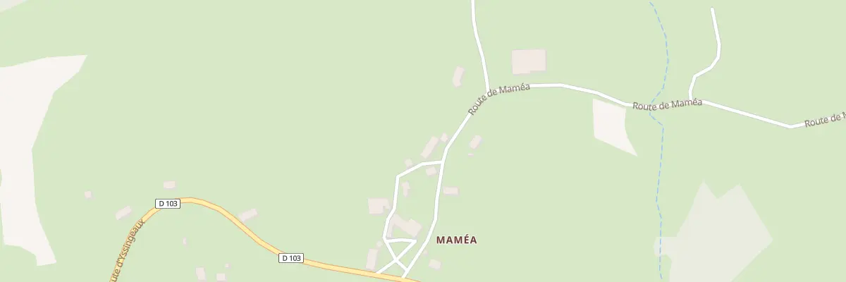 Plan du 1540 Rte de Maméa à Chenereilles