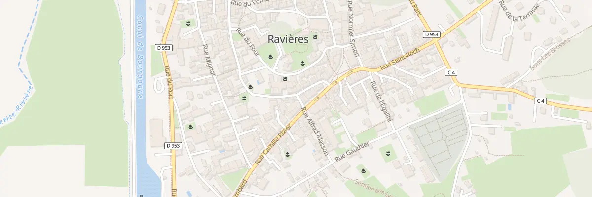 Plan du 21 Rue du Colombier à Ravières