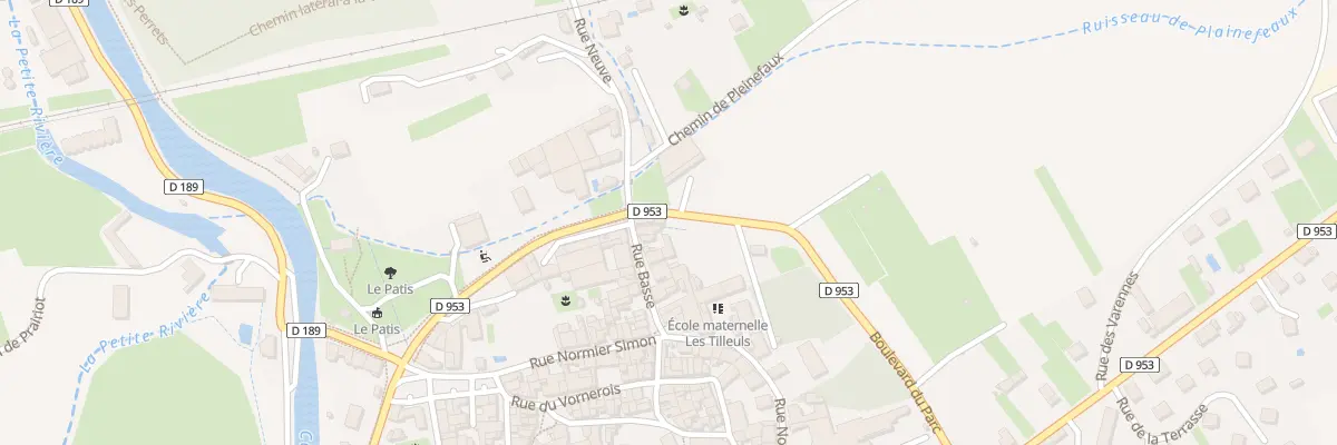 Plan du 2 Bd du Parc à Ravières