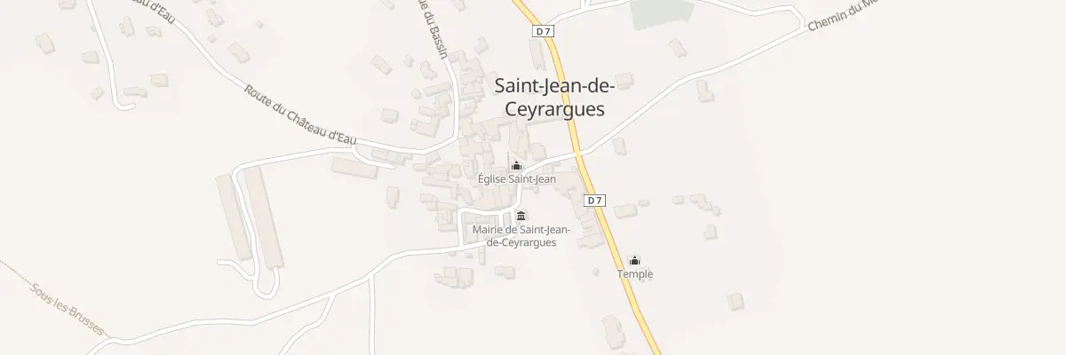 Plan du 2 Pl de l’Eglise à Saint-Jean-de-Ceyrargues