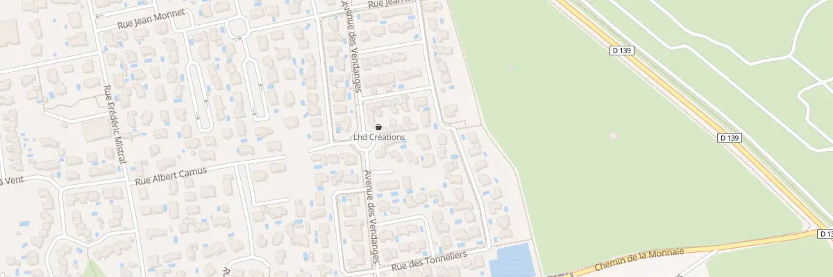 Plan du 166 Rue des Tonneliers à Vergèze