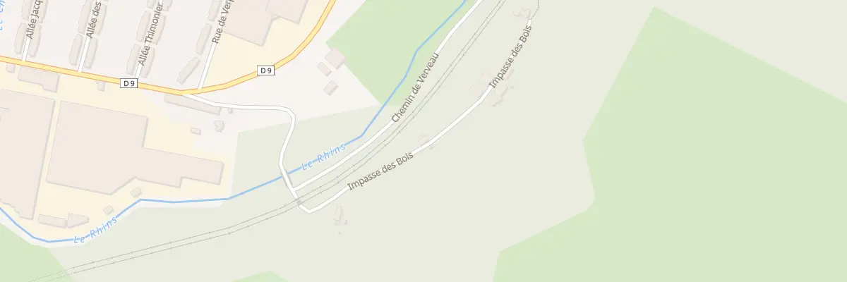 Plan du 195 Imp des Bois à Régny