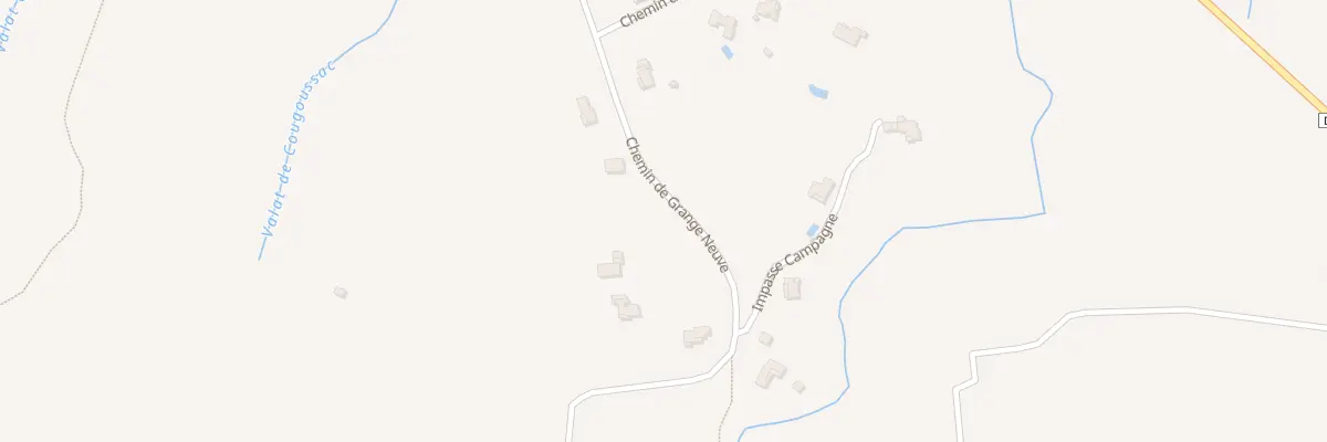 Plan du 486 Che de Grange Neuve à Potelières