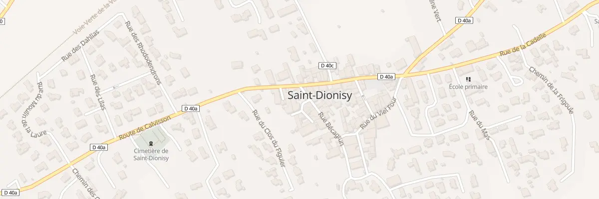 Plan du 4 Imp du Castet à Saint-Dionisy