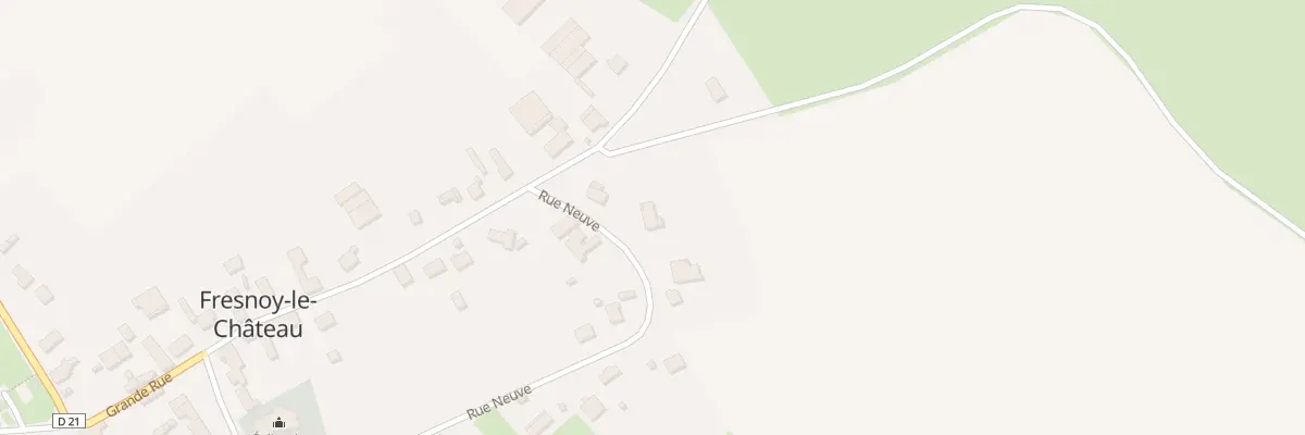 Plan du 3 Rue Neuve à Fresnoy-le-Château