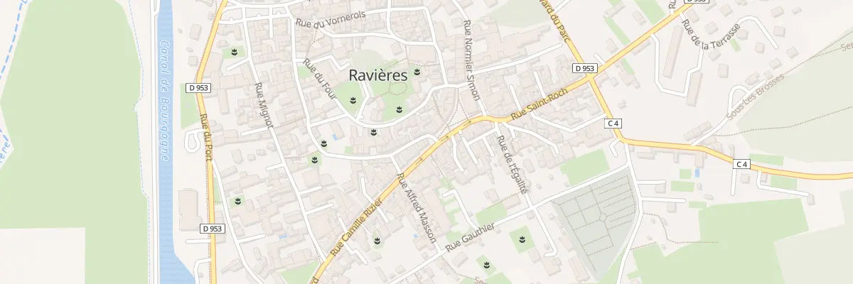 Plan du 3X Rue Camille Rizier à Ravières
