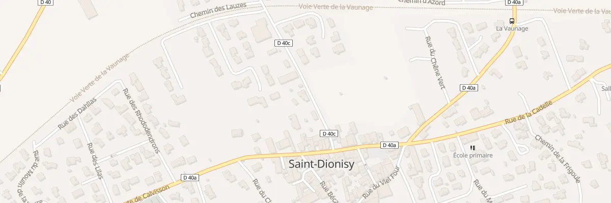 Plan du 5B Av de la Gare à Saint-Dionisy