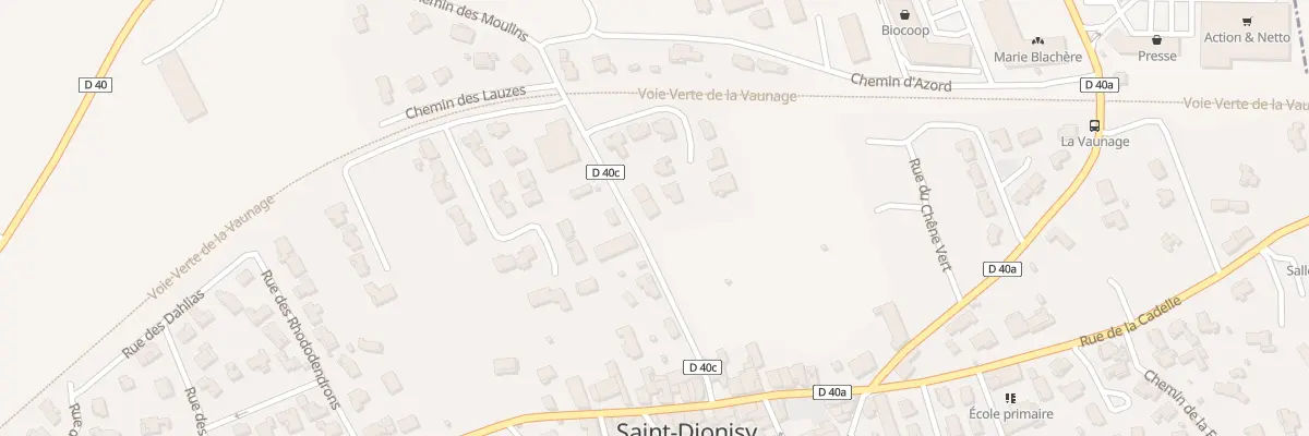 Plan du 3 Av de la Gare à Saint-Dionisy