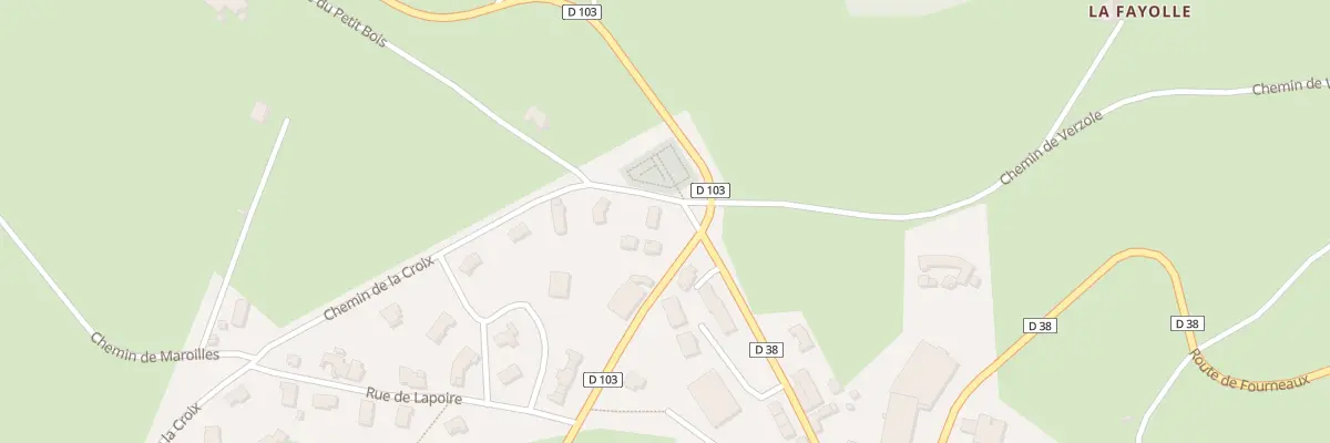 Plan du 51 Che de la Croix à Croizet-sur-Gand