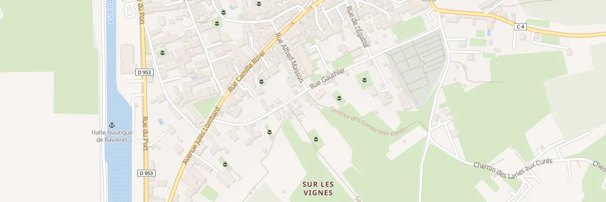 Plan du 26 Rue Gauthier à Ravières