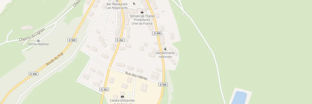 Plan du 356 Rte de Tence à Fay-sur-Lignon