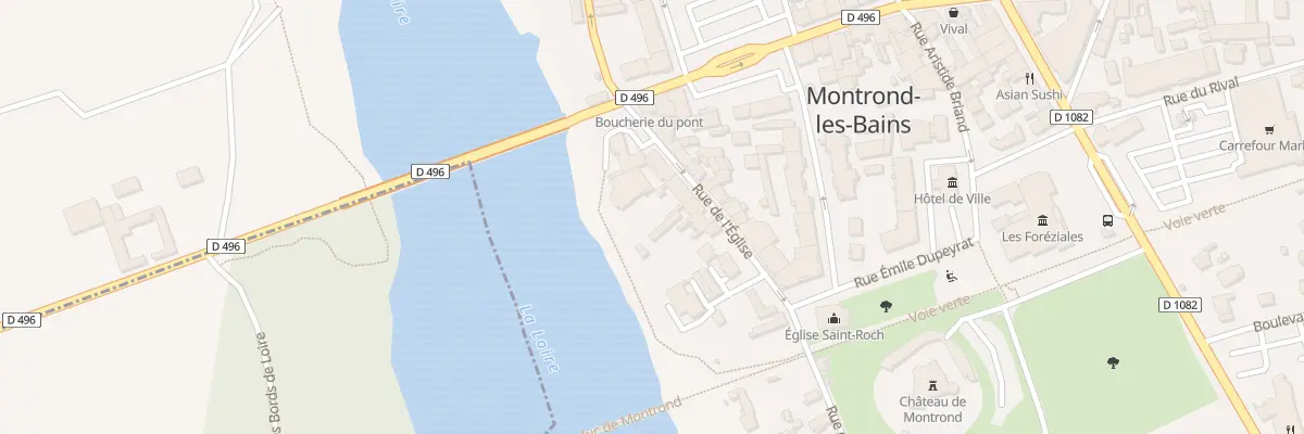 Plan du 96 Rue de l’Eglise à Montrond-les-Bains