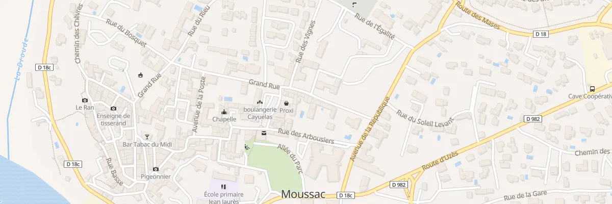 Plan du 5155 Gr Grand Rue à Moussac