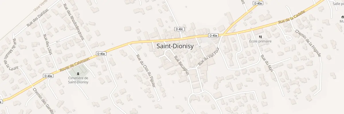 Plan du 5092 Imp du Castet à Saint-Dionisy