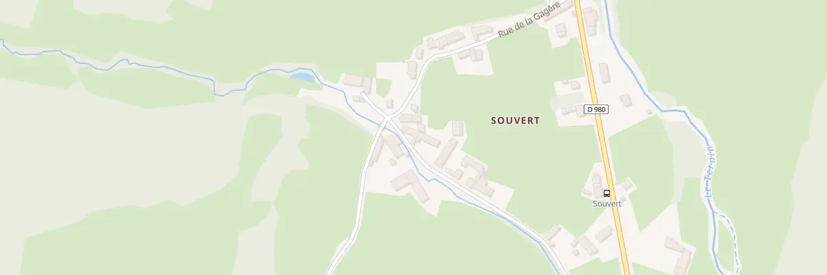 Plan du 315 Rue de la Gagere à Cussy-en-Morvan