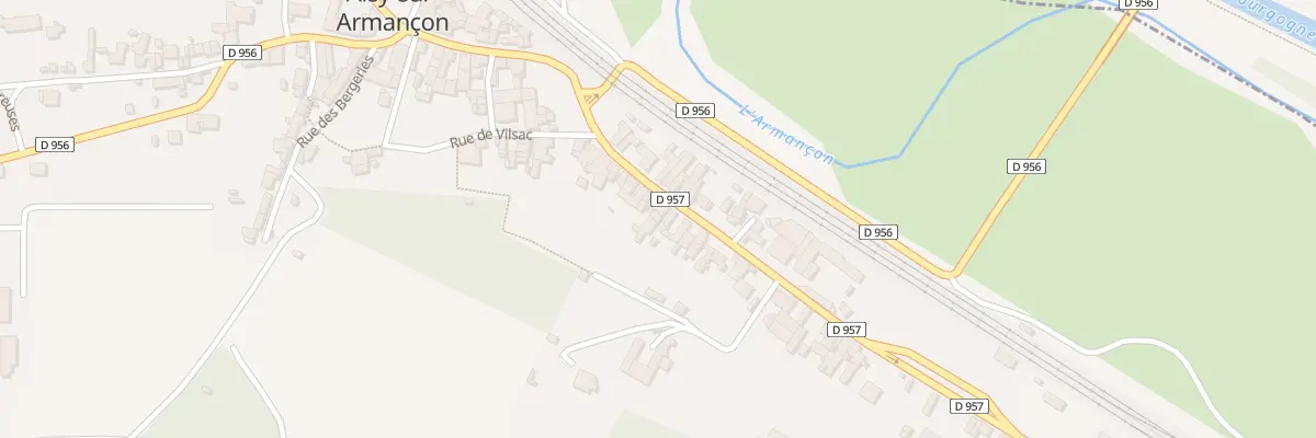 Plan du 23X Rue Marthe Saillard à Aisy-sur-Armançon