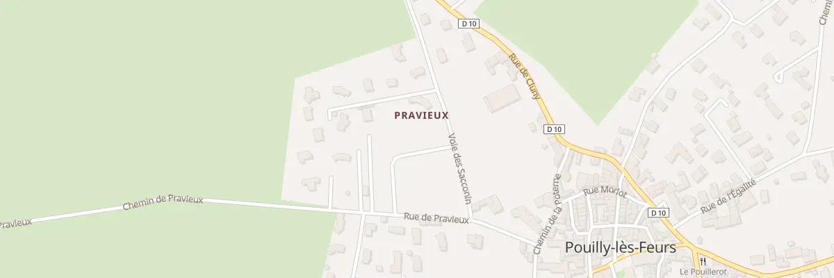 Plan du 30 Rue du Pécheu à Pouilly-lès-Feurs