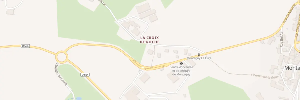 Plan du 165 Rue de Roche à Montagny