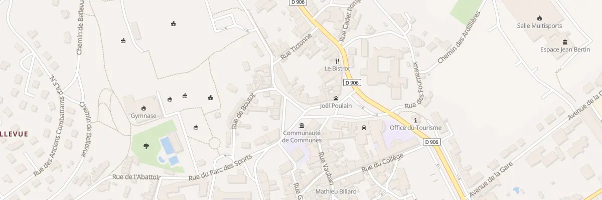 Plan du 8A Pl Charles de Gaulle à Saulieu