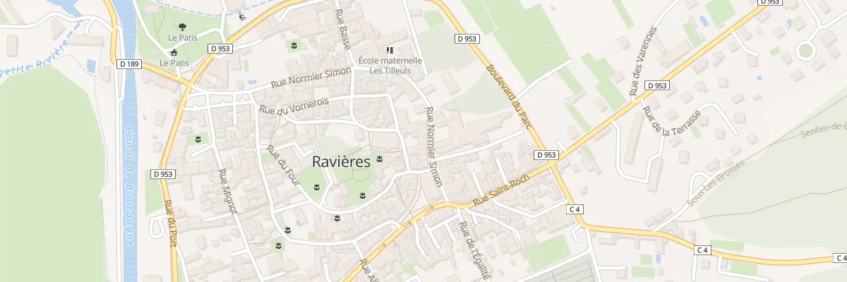 Plan du 9 Rue Normier Simon à Ravières