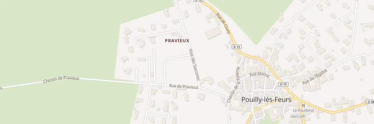 Plan du 17 Rue du Pécheu à Pouilly-lès-Feurs