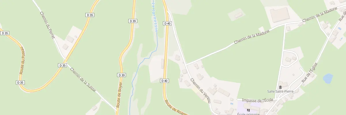 Plan du 5314 Le Ventou à Jarnosse