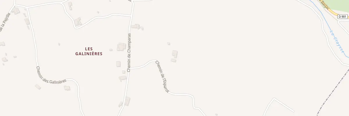 Plan du 85 Che de l’Esparot à Saint-André-de-Cruzières