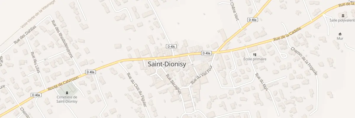 Plan du 14 Rue de la Forge à Saint-Dionisy