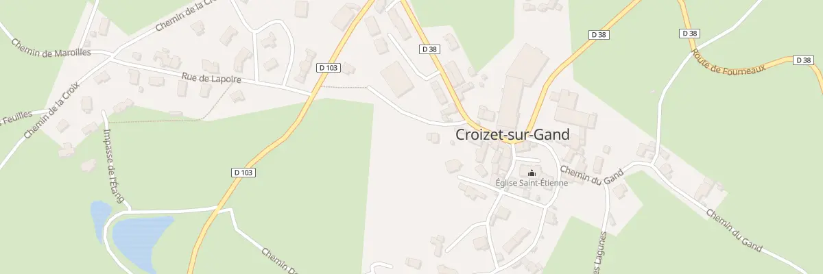 Plan du 23 Imp du Plateau Couvert à Croizet-sur-Gand