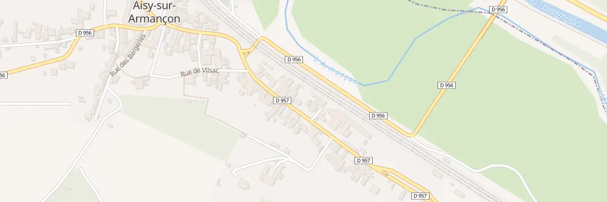 Plan du 28 Rue Marthe Saillard à Aisy-sur-Armançon