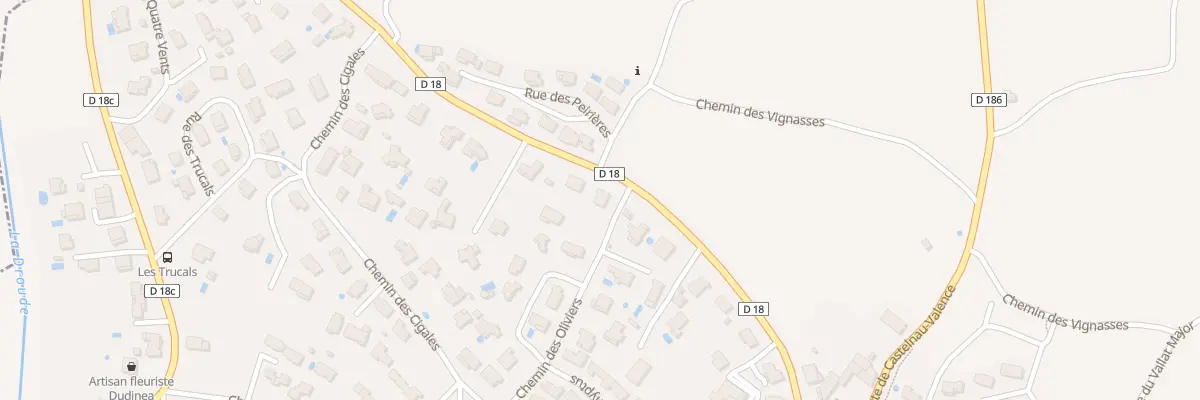 Plan du 5015 Font de Barre à Moussac