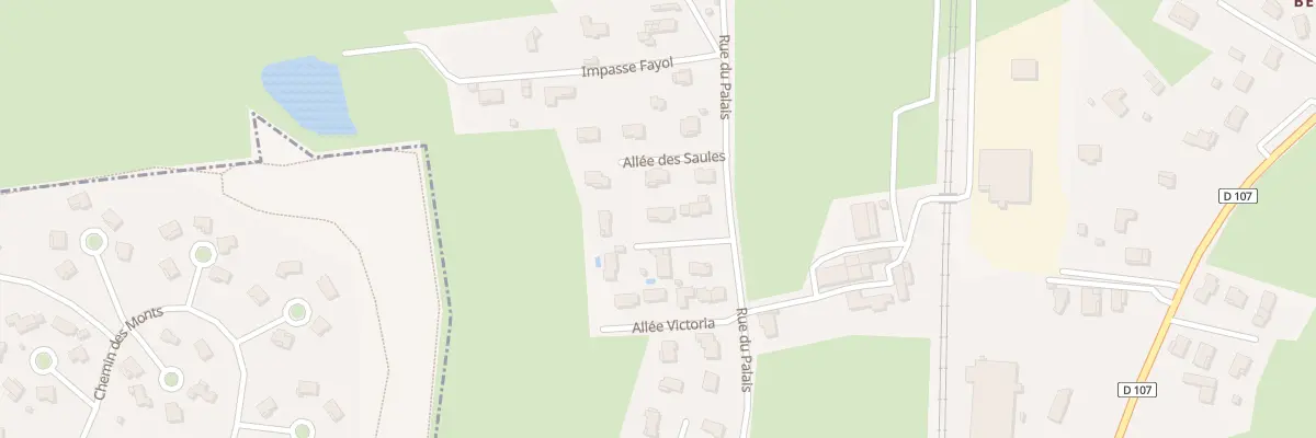 Plan du 5 All des Peupliers à Civens