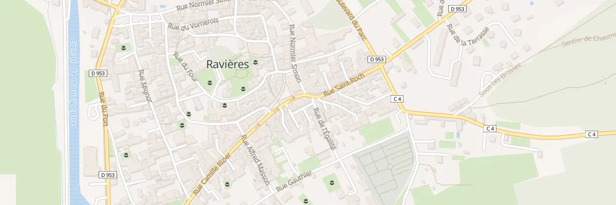 Plan du 9 Rle des Theureaux à Ravières