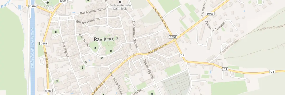 Plan du 4 Rue Normier Simon à Ravières