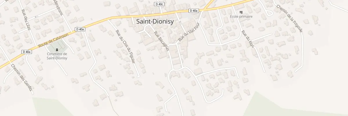 Plan du 21 Rue Bécagrun à Saint-Dionisy