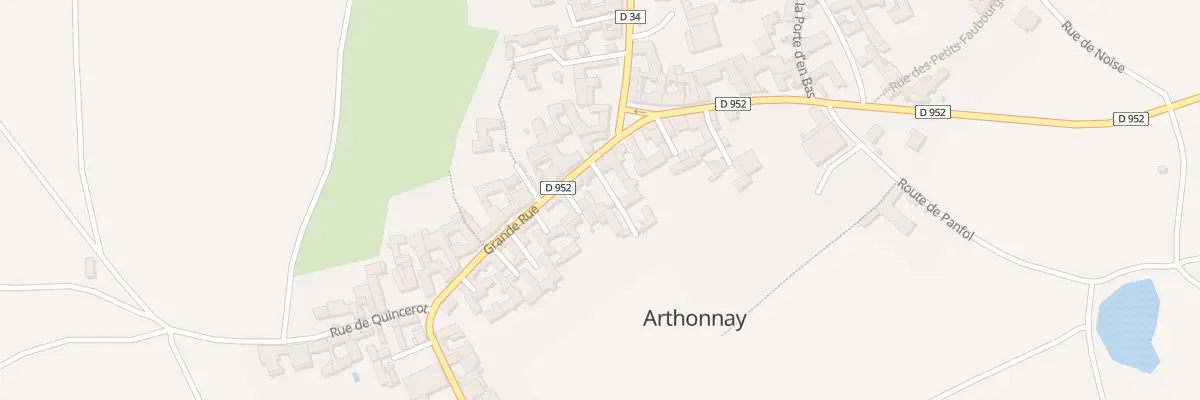 Plan du 2 Rle de la Cotterie à Arthonnay
